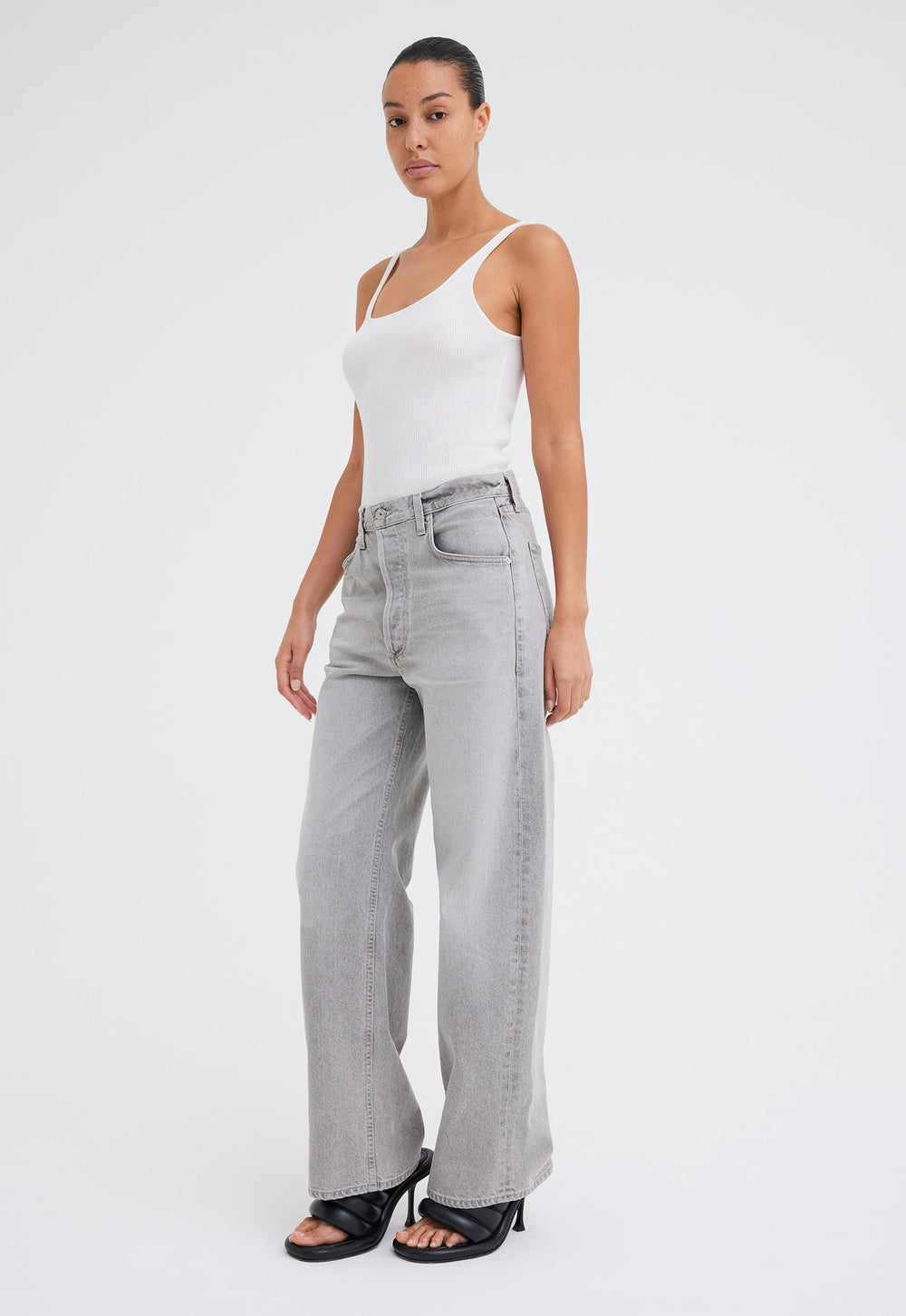 Jac+Jack Citizens of Humanity Ayla Baggy Jean - Quartz Grey